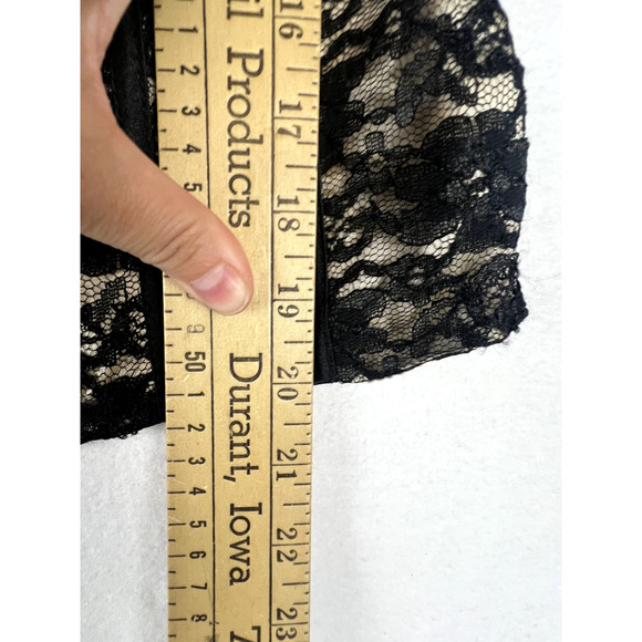 JR Nites By Caliendo Black Lace Blazer Formal Jacket Size 10 Wedding Prom Party - Picture 11 of 12